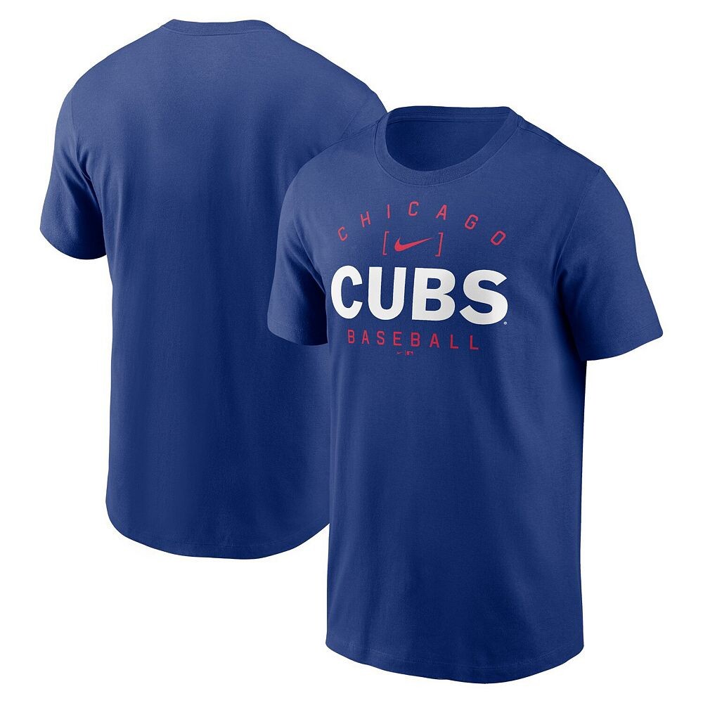 

Мужская футболка Nike Royal Chicago Cubs Home Team Athletic Arch, цвет Cub Blue