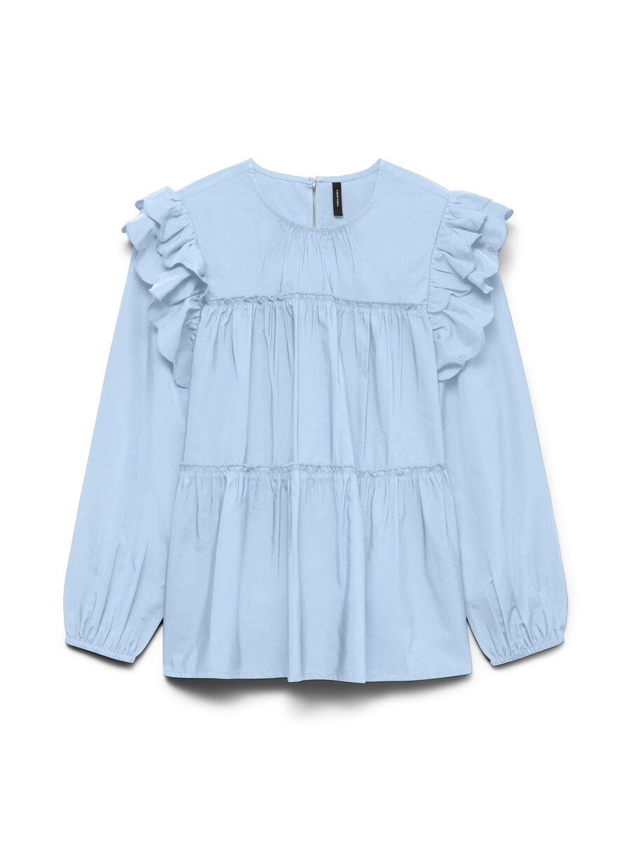 

Блуза VERO MODA VMIsolde, светло-синий