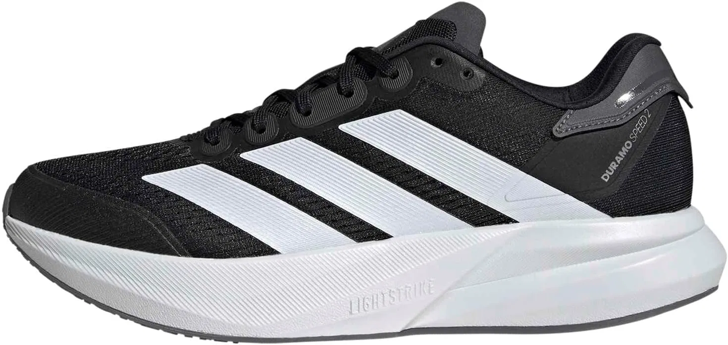 Мужские беговые кроссовки Adidas Duramo Speed 2, Core Black Cloud White Grey Five