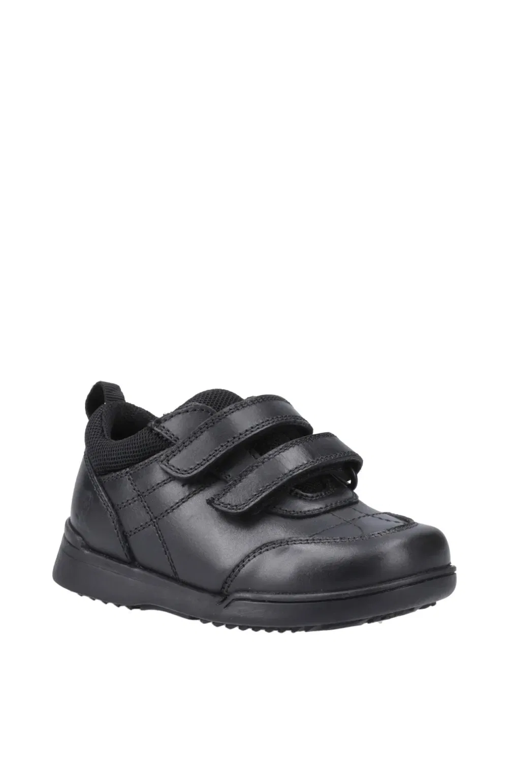 Детские школьные туфли с двойной застежкой Hush Puppies, черный