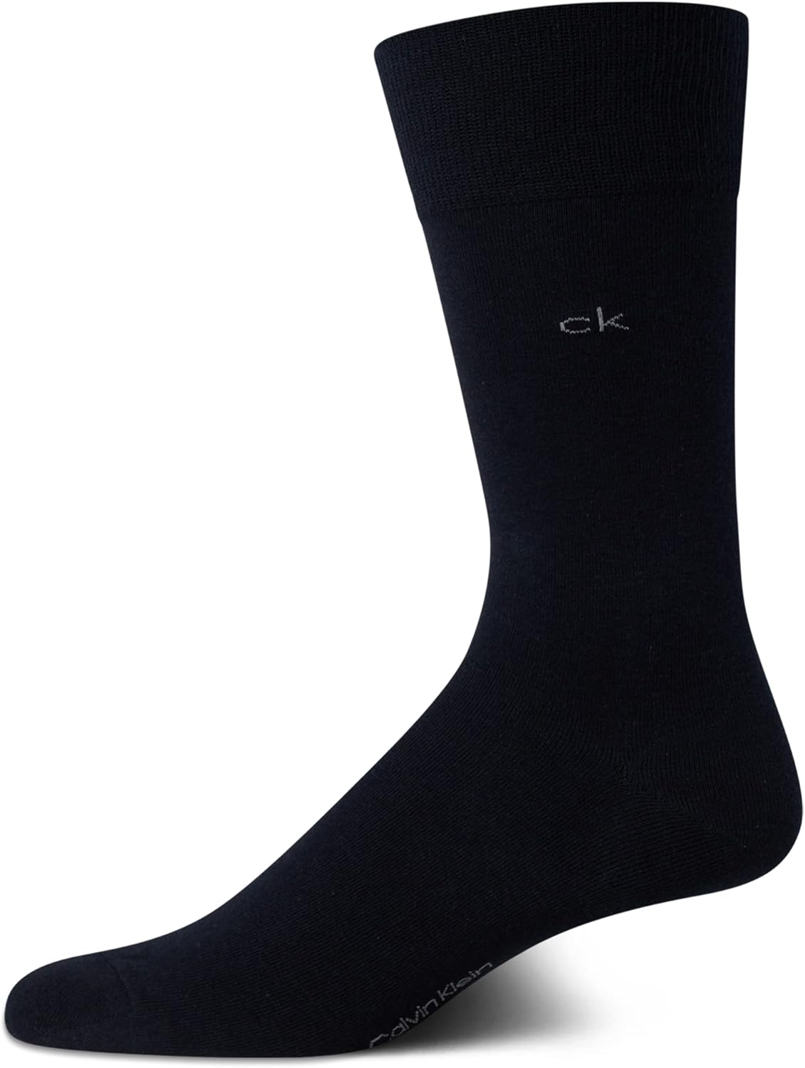 

Мужские носки Calvin Klein - 1 пара, легкие, эластичные, мягкие, рабочие носки для мужчин, для повседневного делового и формального стиля., Navy Logo