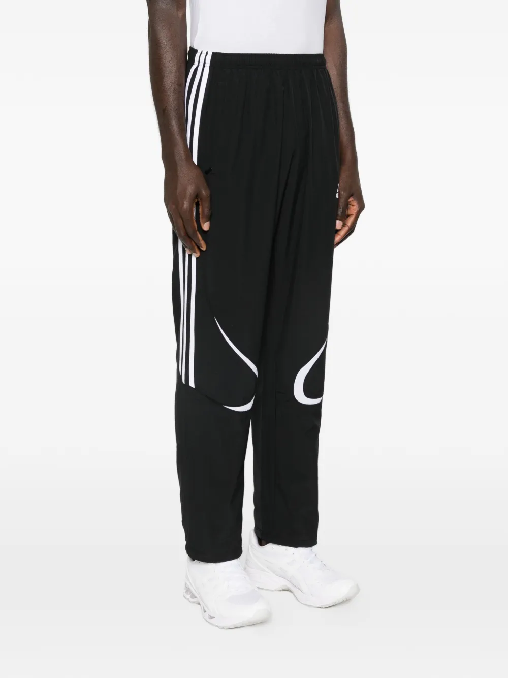 Спортивные брюки Teamgeist Adicolor с логотипом Adidas, черный — фото 3