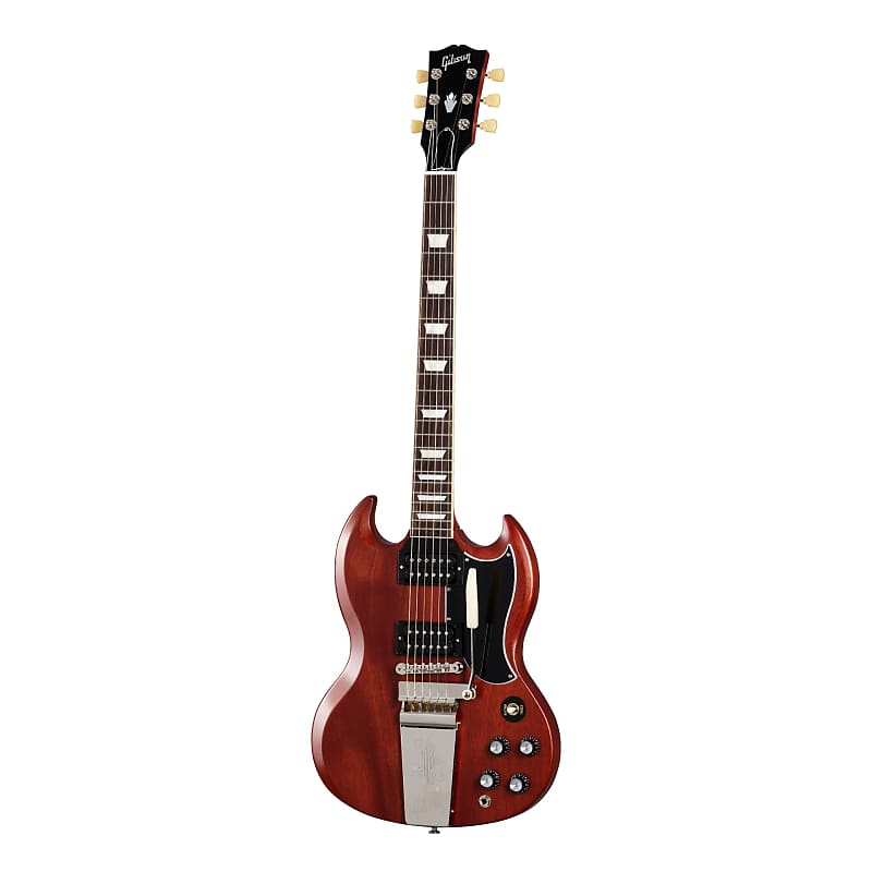 

Электрогитара Gibson SG Standard '61 Faded Maestro Vibrola Electric Guitar - Vintage Cherry