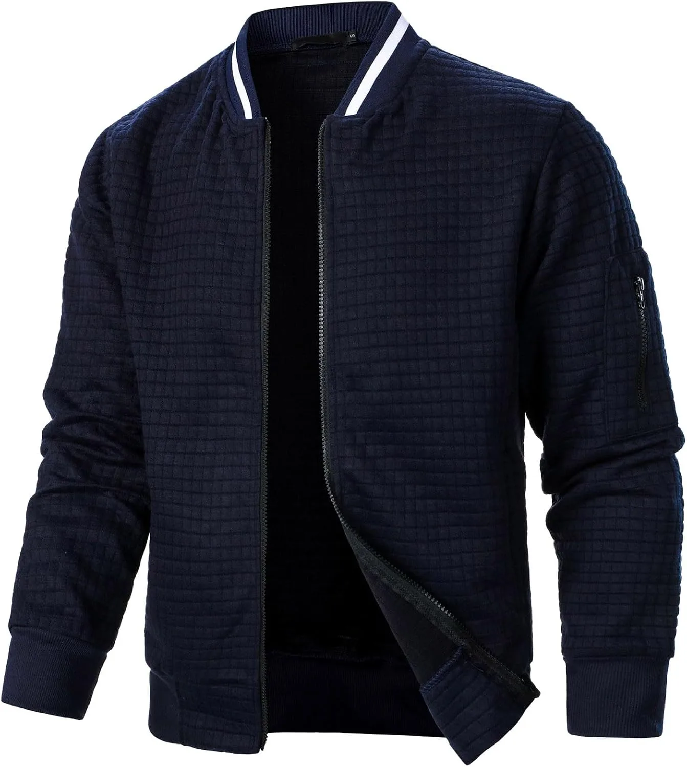 Легкая мужская ветровка для осени | Нейлон 300D | Универсальная куртка с множеством карманов для активного отдыха на природе Generic, темно-синий