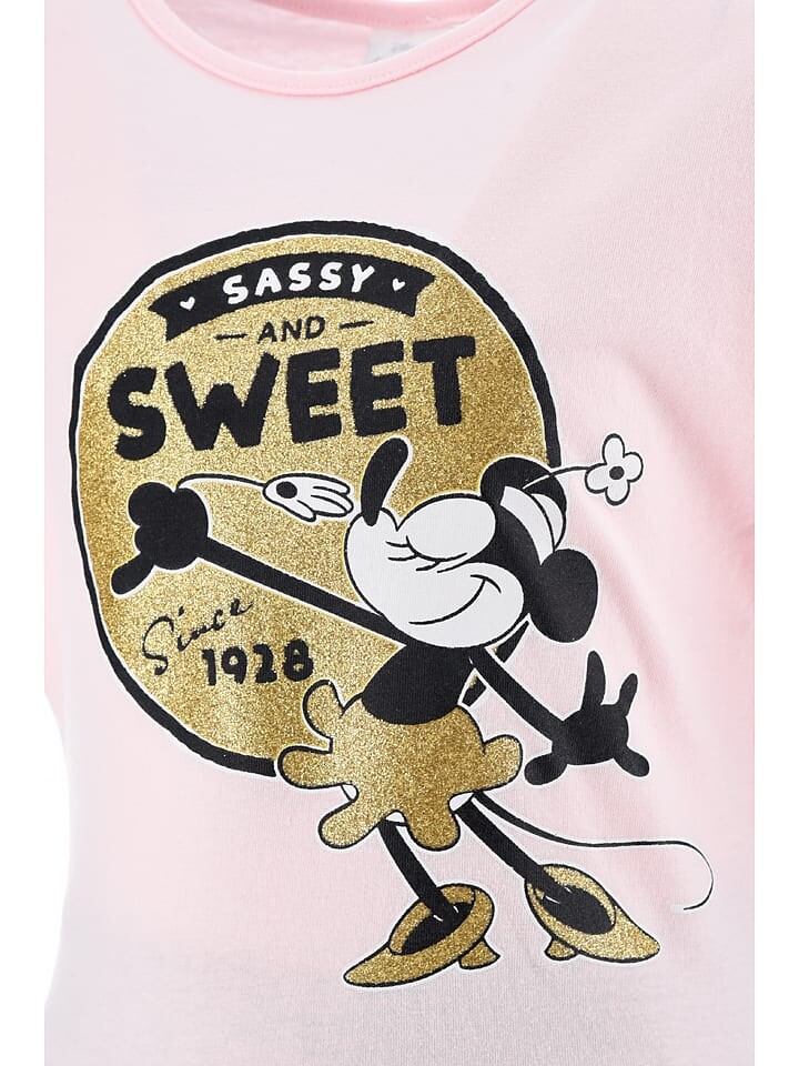 Футболка Disney Minnie Mouse 2tlg Outfit Minnie, цвет rosa/grau — фото 3