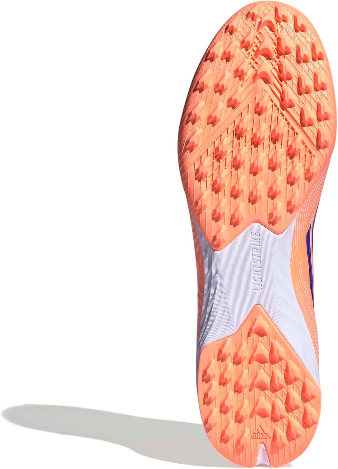 Кроссовки adidas F50 Pro Turf для взрослых, унисекс, белый/синий/оранжевый — фото 4