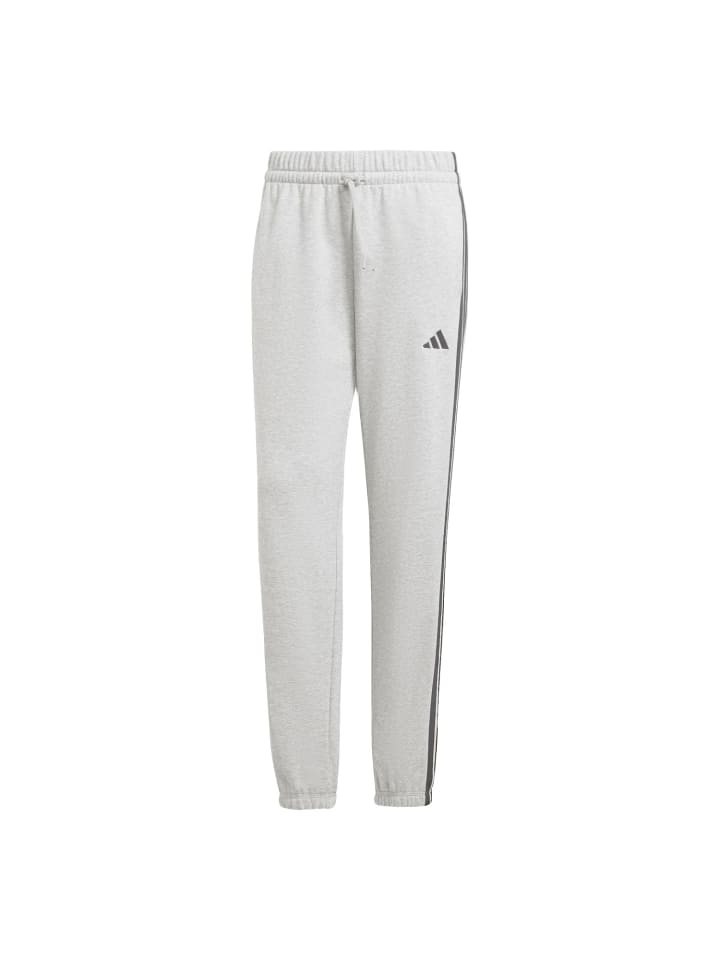 Спортивные брюки с тремя полосками серого цвета adidas