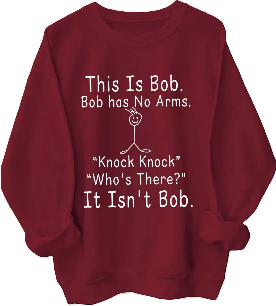 

Толстовка This Is Bob Bob Has No Arms, смешная футболка для взрослых MQZUO