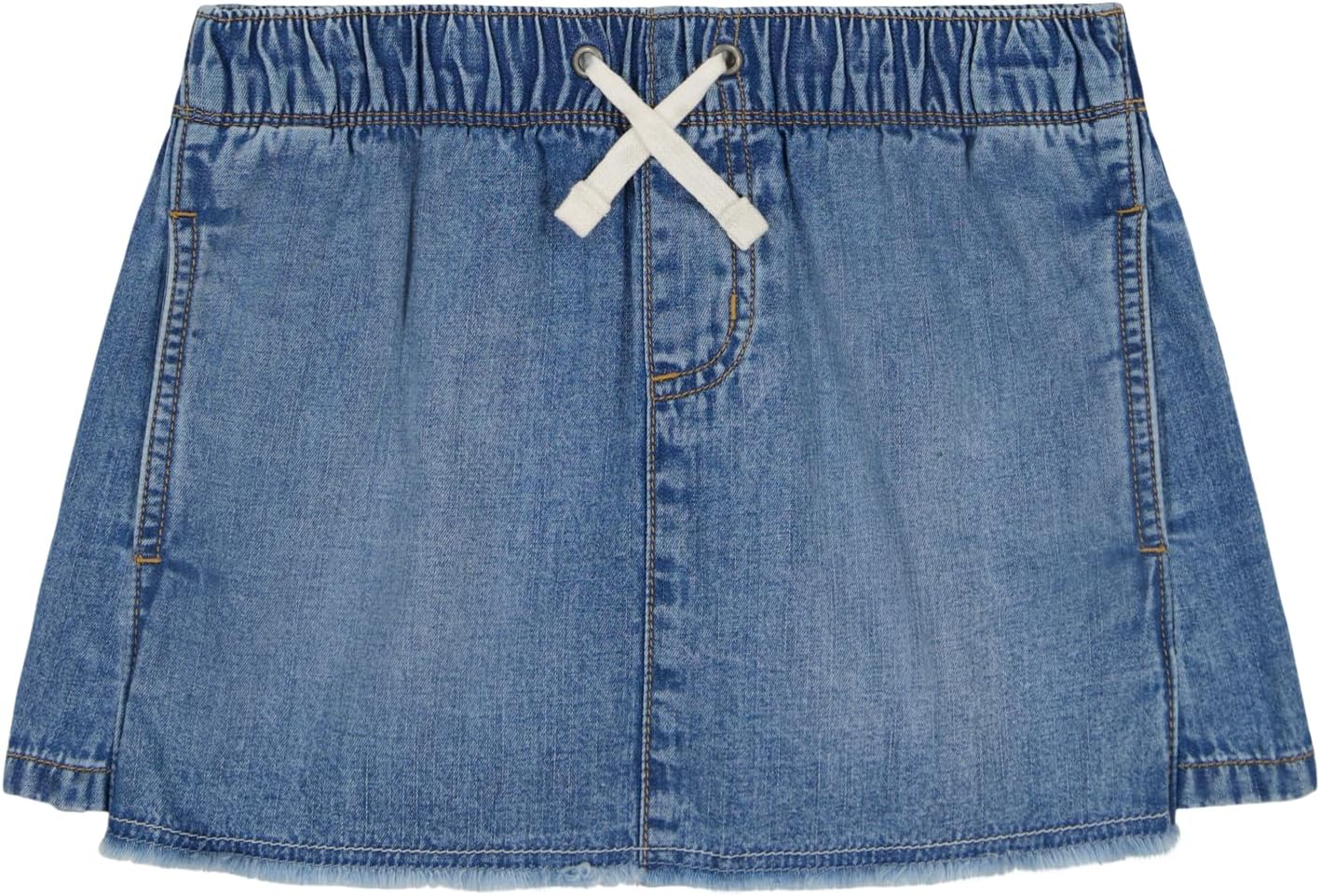 

Джинсовые шорты Calvin Klein Girls со средней посадкой, застежка на шнурок, Coast