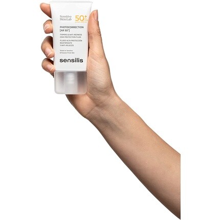 Солнцезащитный крем для лица Fotocorrectie Ar Spf 50+ 40 мл для чувствительной кожи с покраснениями и/или куперозом, Sensilis — фото 3