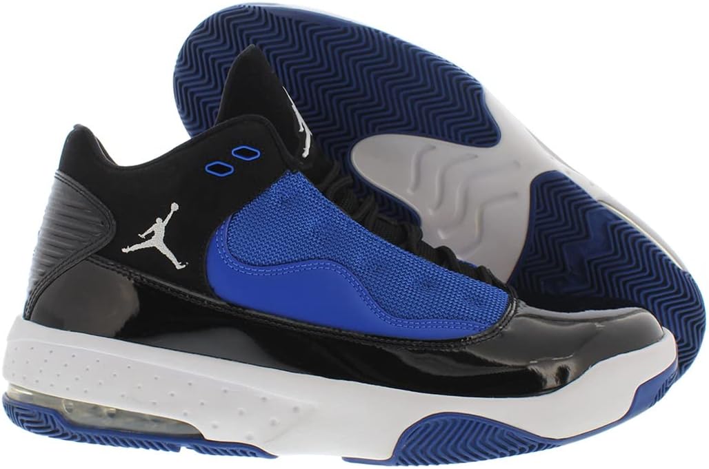Кроссовки Nike Mens Basketball, белый/черный/синий — фото 4