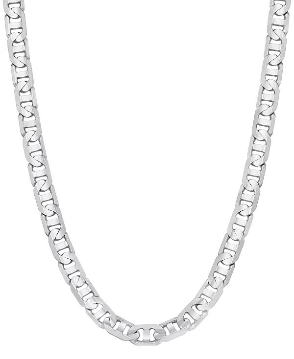 

Мужское ожерелье Mariner Link 22 дюйма (6-1/2 мм) из стерлингового серебра Macy'S, silver