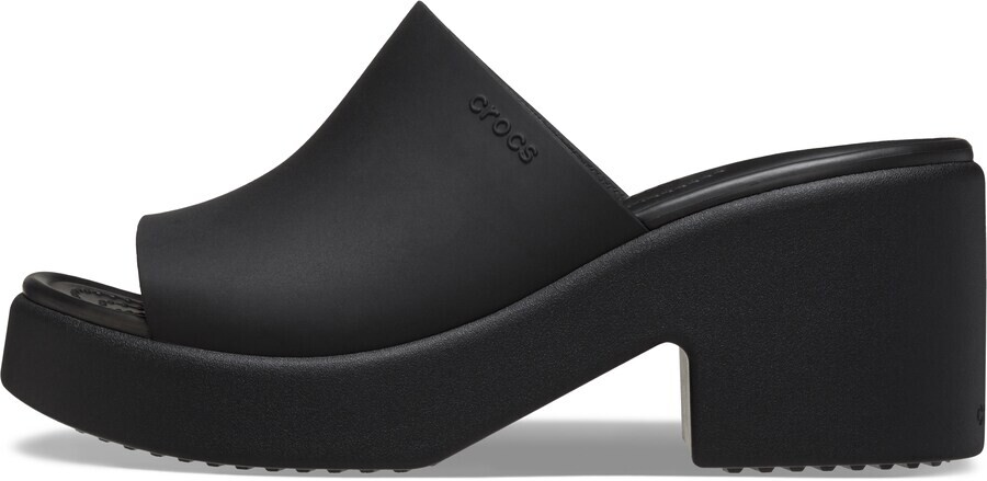 Босоножки на высоком каблуке Crocs Mules Brooklyn, черный