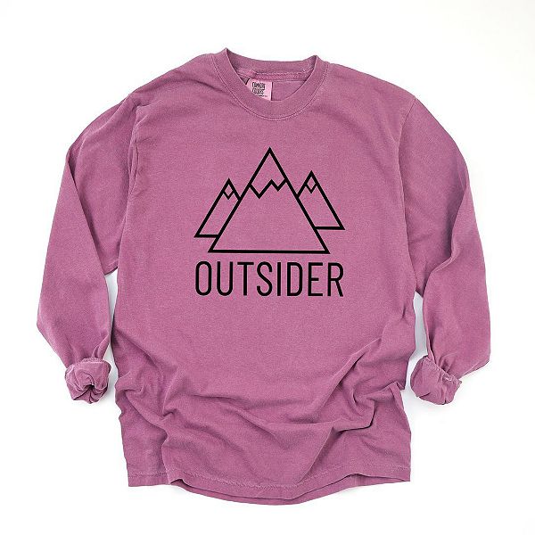 

Футболка с длинным рукавом Outsider mountains garment dyed Simply Sage Market, Berry, Зеленый, Футболка с длинным рукавом Outsider mountains garment dyed Simply Sage Market, Berry