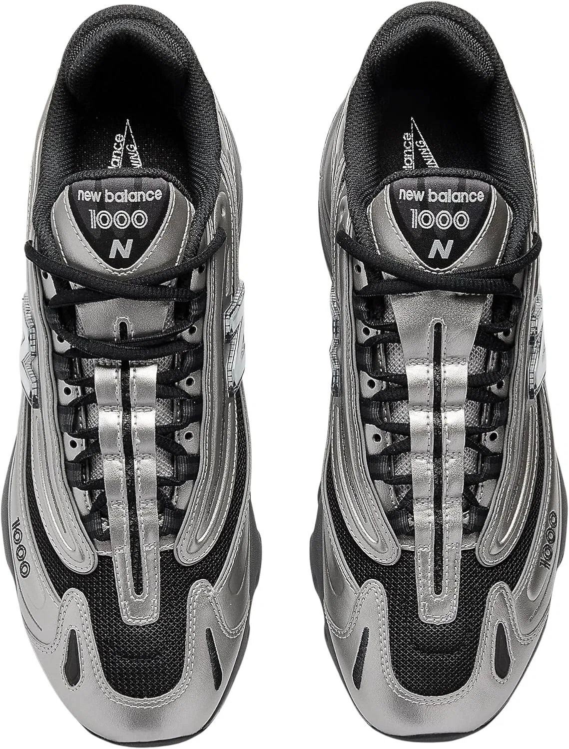 Кроссовки New Balance Men's 1000, Silver Black — фото 3