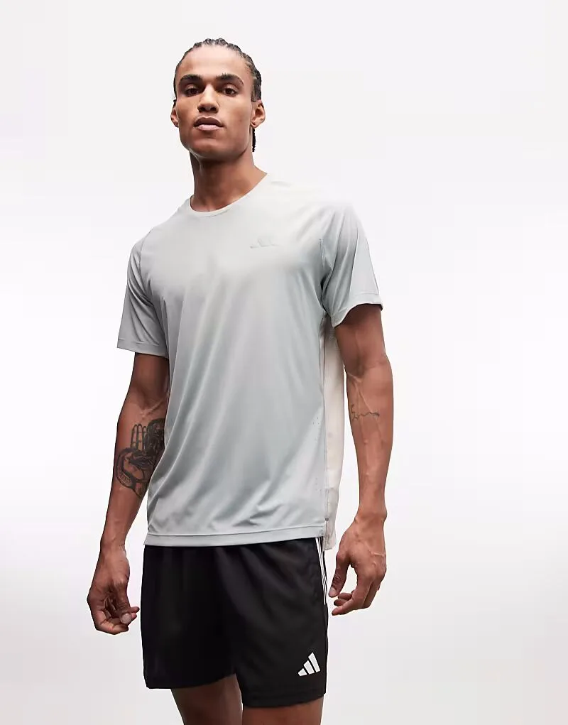 Adidas performance Футболка Adidas Running ADI365 цвета шалфея