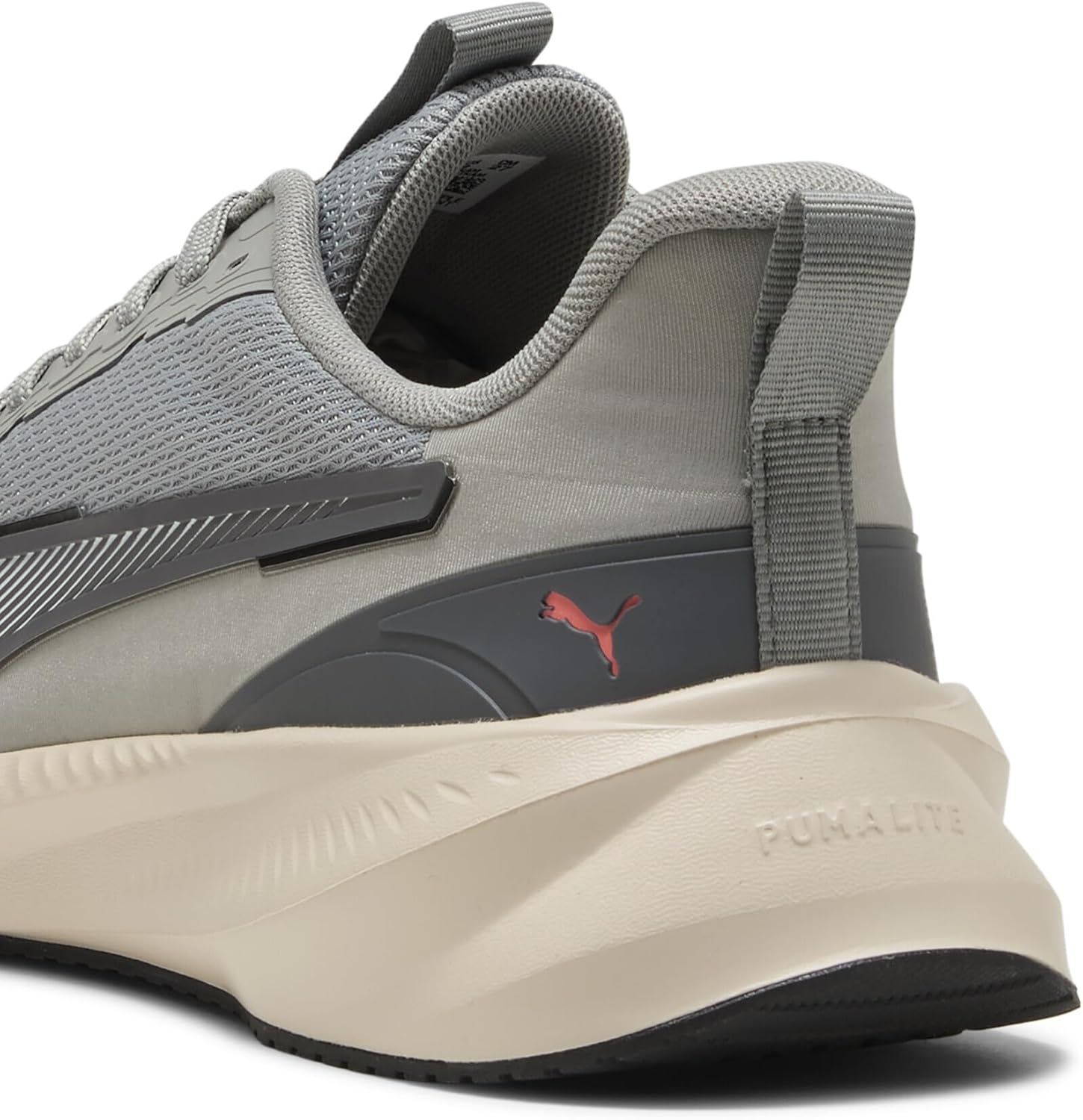 Кроссовки PUMA Unisex-Adult Flyer Lite 3, черный/красный/серый/светло-серый — фото 2