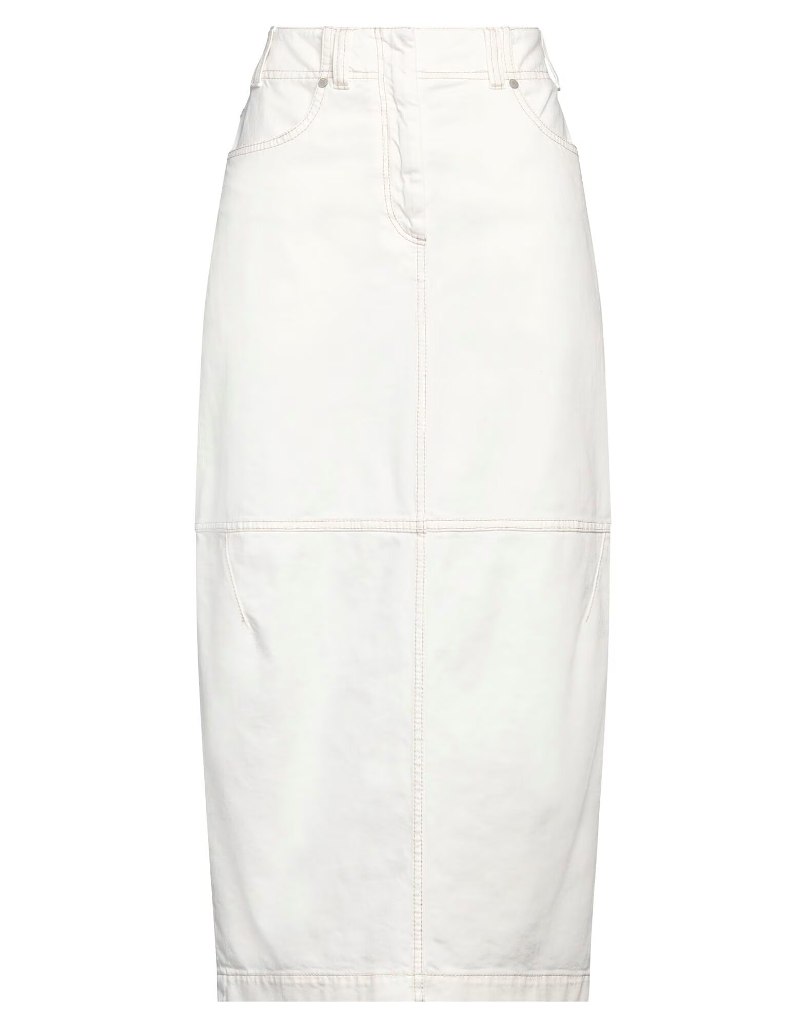 

Джинсовая юбка Brunello Cucinelli, белый