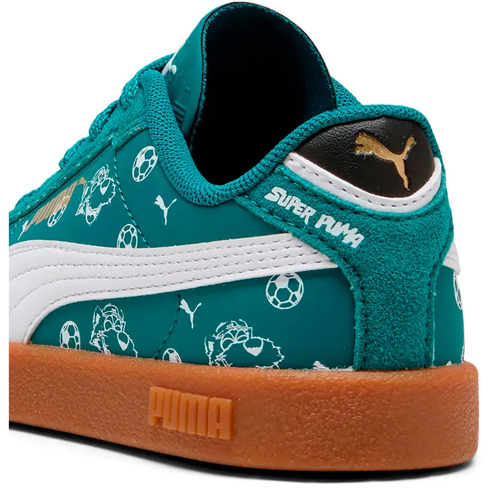 Кроссовки Puma Club II Era Super PS, зеленый — фото 4