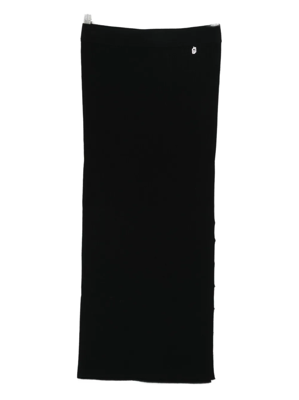 

Миди-юбка с вырезом и логотипом Liu Jo, черный