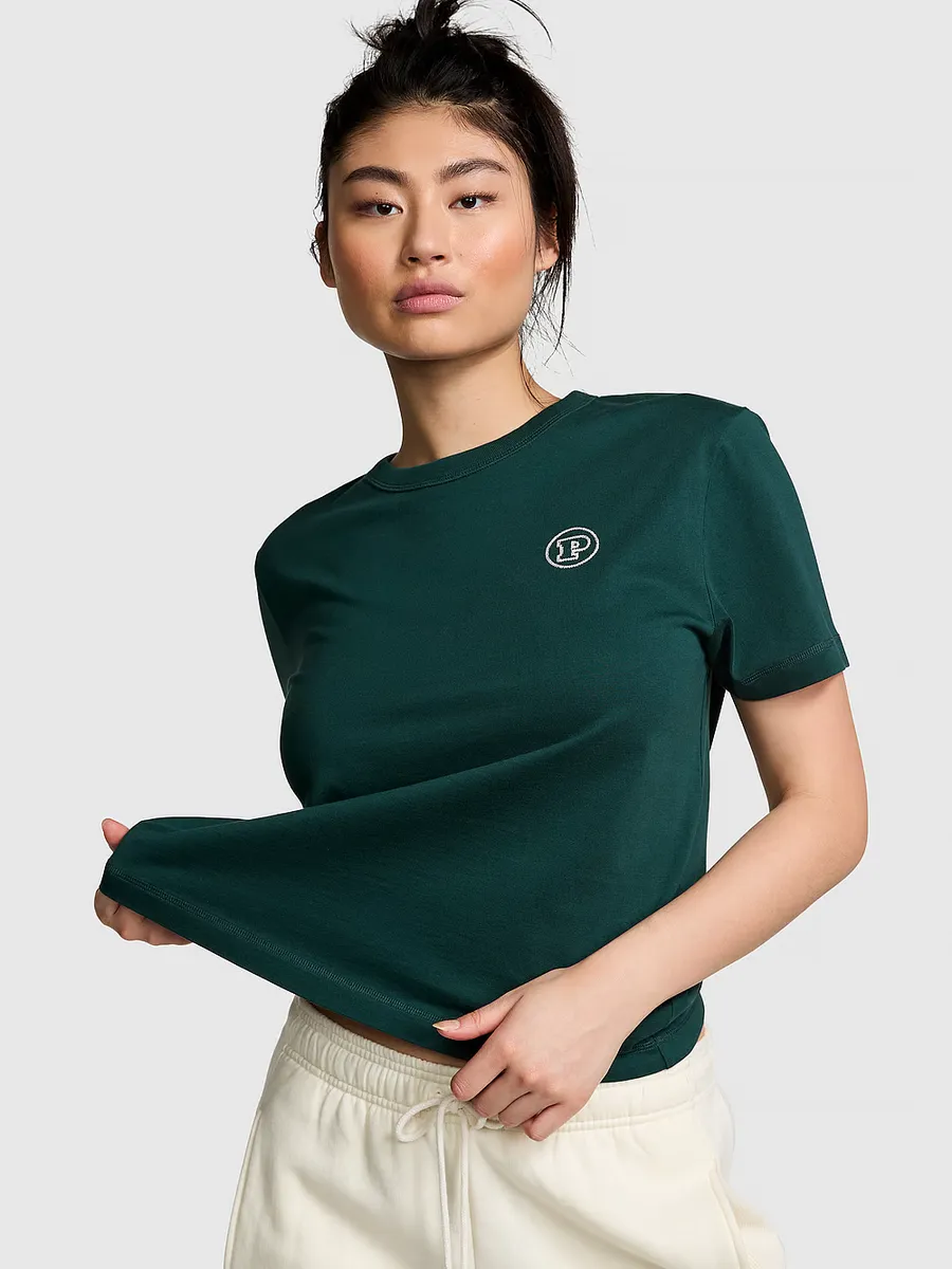 

Футболка Pima Cotton Club Pink, цвет Deep Forest