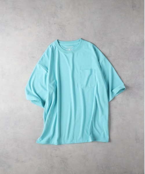 

Футболка с коротким рукавом, с карманом, быстросохнущая, с защитой от УФ-излучения и пятен от пота BACK NUMBER, синий