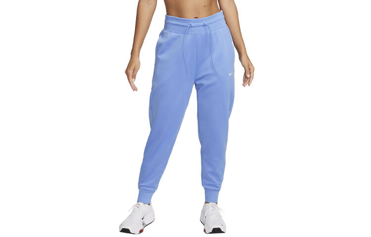 

Женские спортивные штаны Therma-FIT One Knit, синие Nike