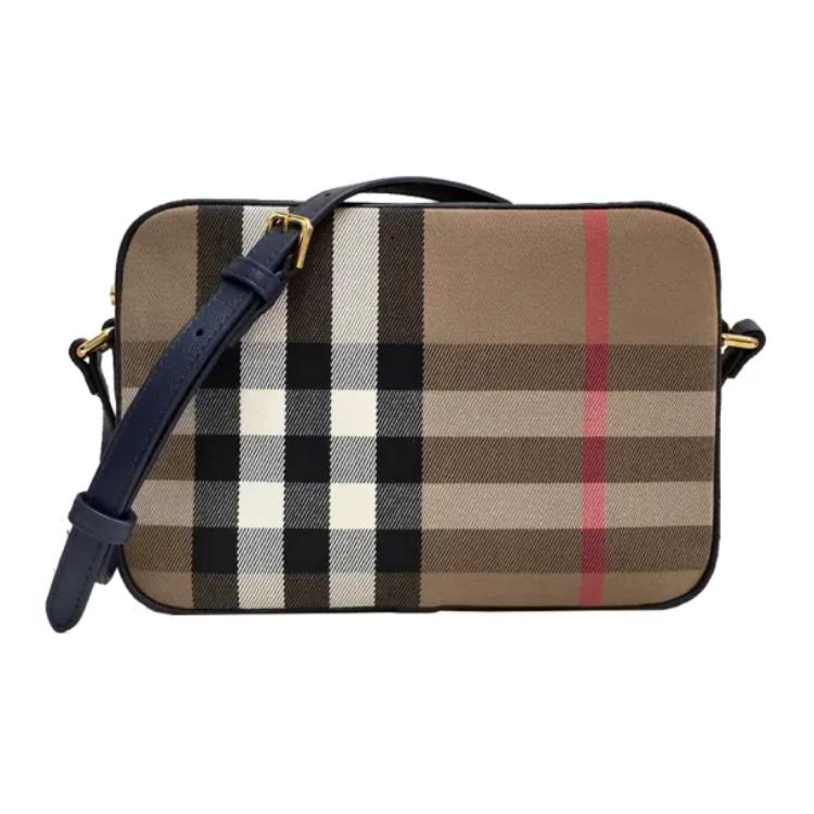 

Сумка через плечо из коровьей кожи унисекс, цвет берёзовый коричневый Burberry