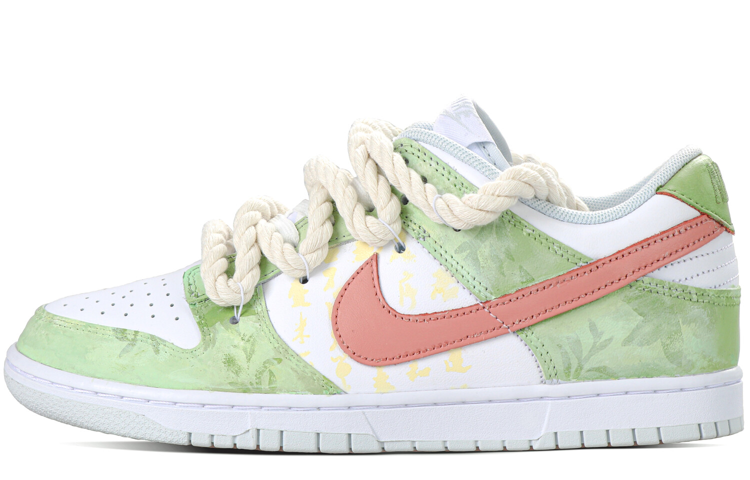 

Кроссовки Nike Dunk Skateboard Shoes Unisex Low-Top White/Green, Зеленый, Кроссовки Nike Dunk Skateboard Shoes Unisex Low-Top White/Green