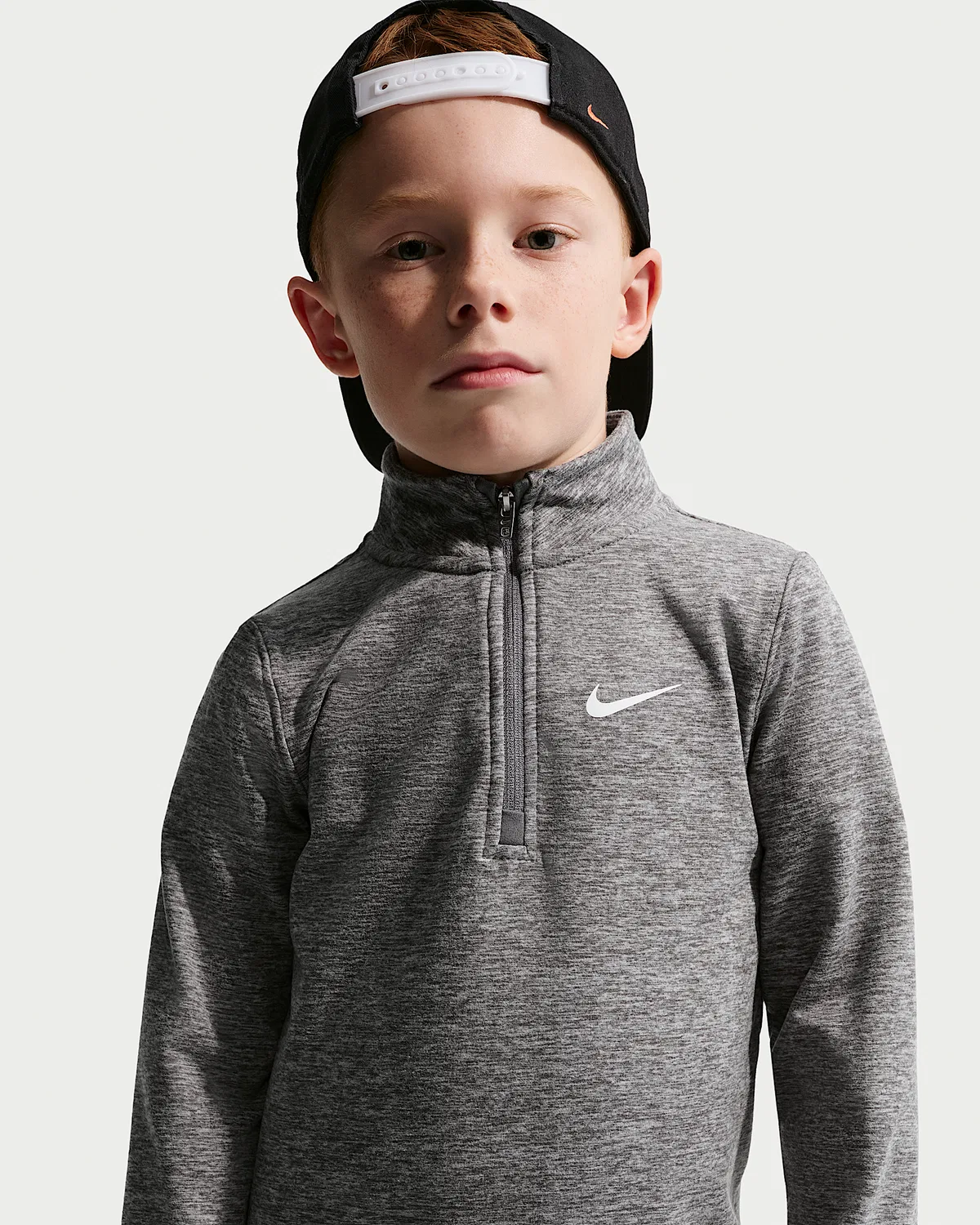 Детский комплект из двух предметов Quarter-Zip Sunset Nike, Black/Smoke Grey — фото 2