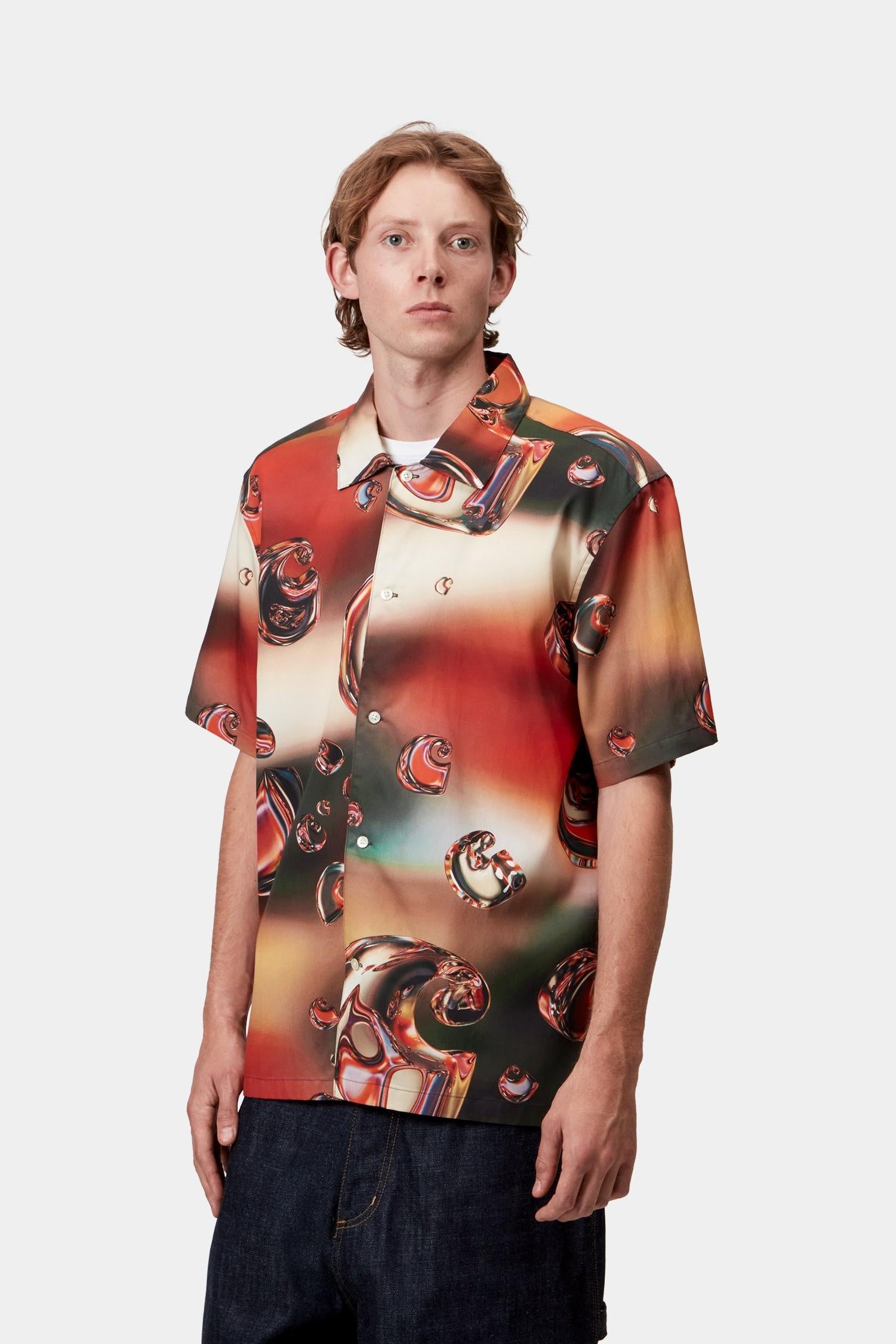 

Рубашка Solar Chrome с коротким рукавом Carhartt, желтый