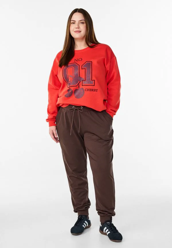 

Толстовка mit frotteeschriftzug Active By Zizzi, Red Alert, Красный, Толстовка mit frotteeschriftzug Active By Zizzi, Red Alert