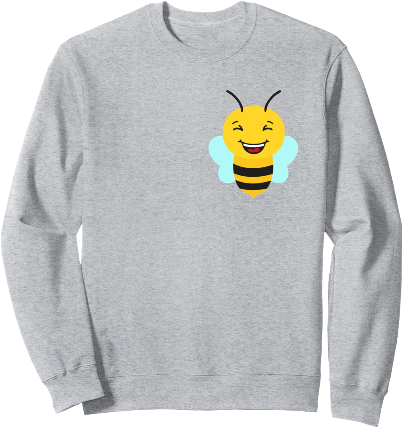 

Толстовка с изображением Смеющейся Пчелы из комиксов для мужчин, женщин и детей Bienenkonigin Bienenvolk, Lustige Spruche, серый