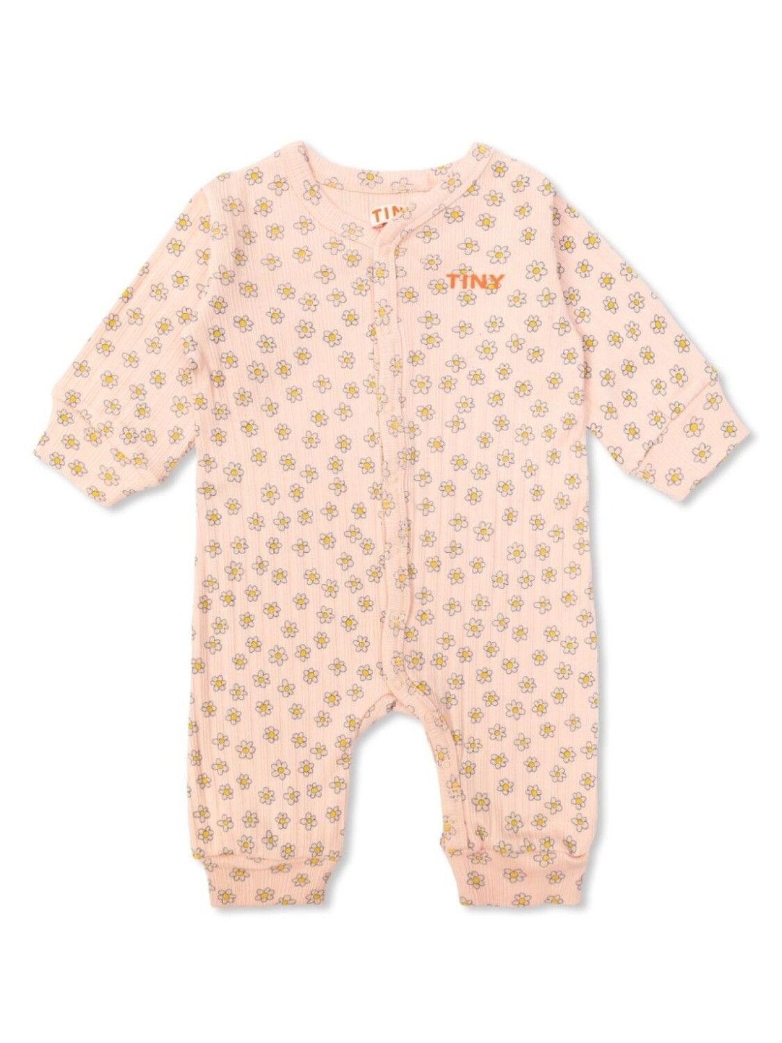 

Tiny Cottons комбинезон с ромашками, розовый
