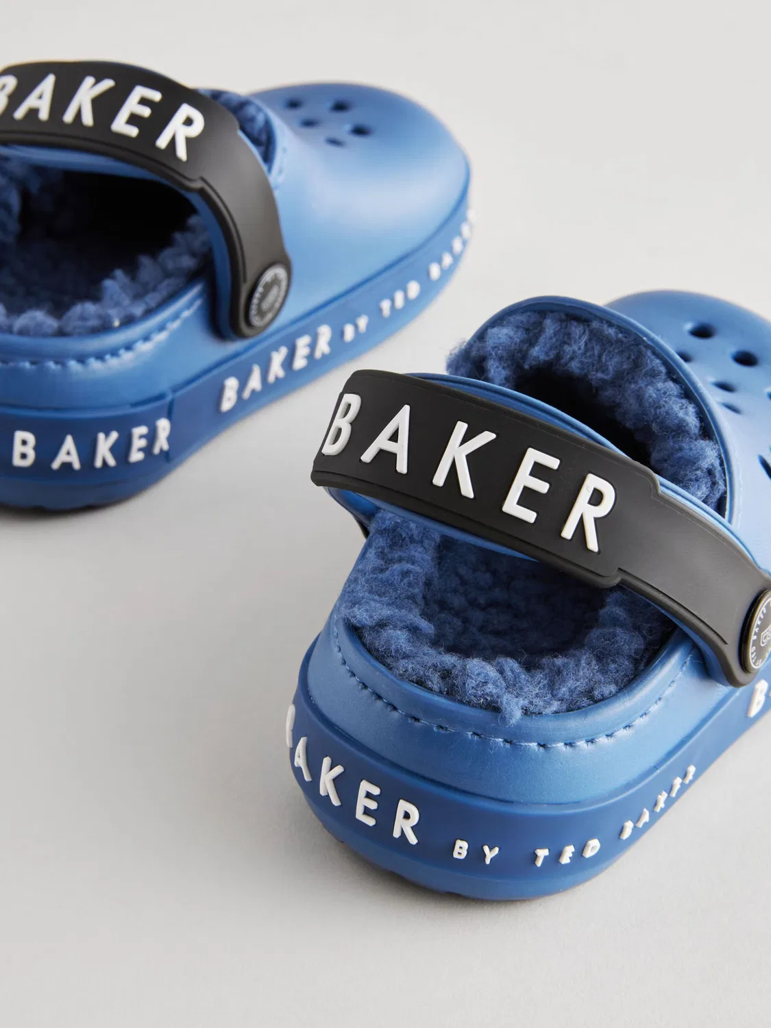 Тапочки Baker by Ted Baker синего цвета — фото 4