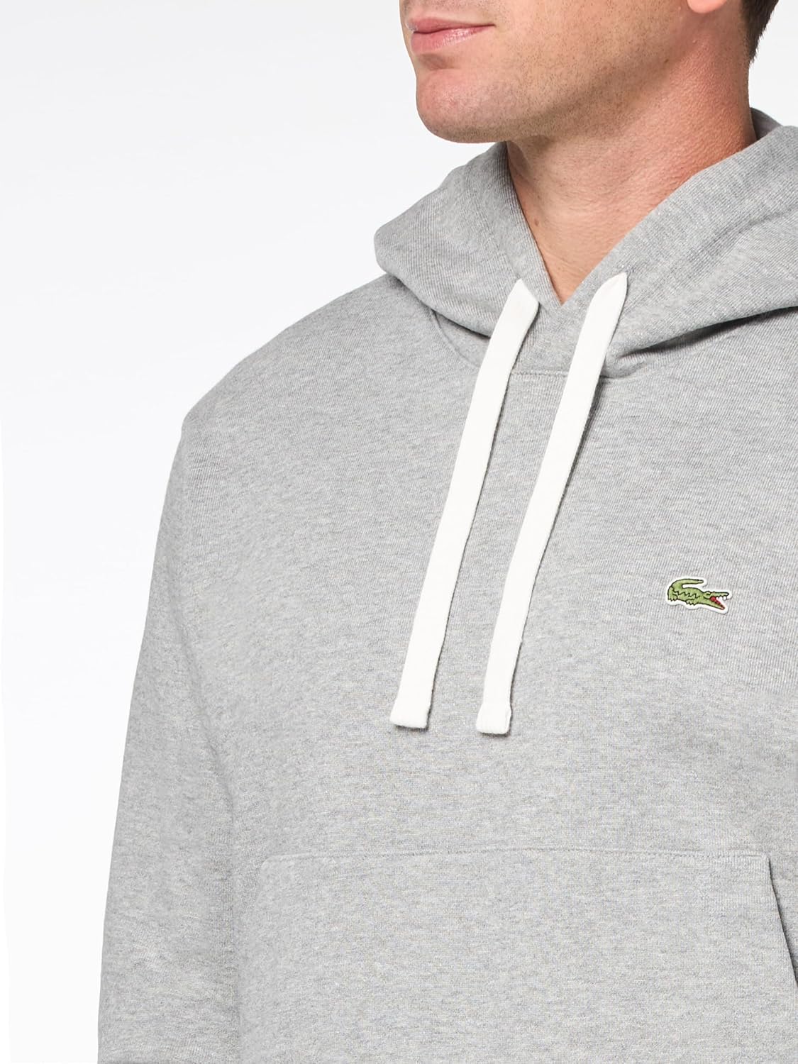 Толстовка Lacoste Unisex из органического хлопка, Heather Wall Chine — фото 3