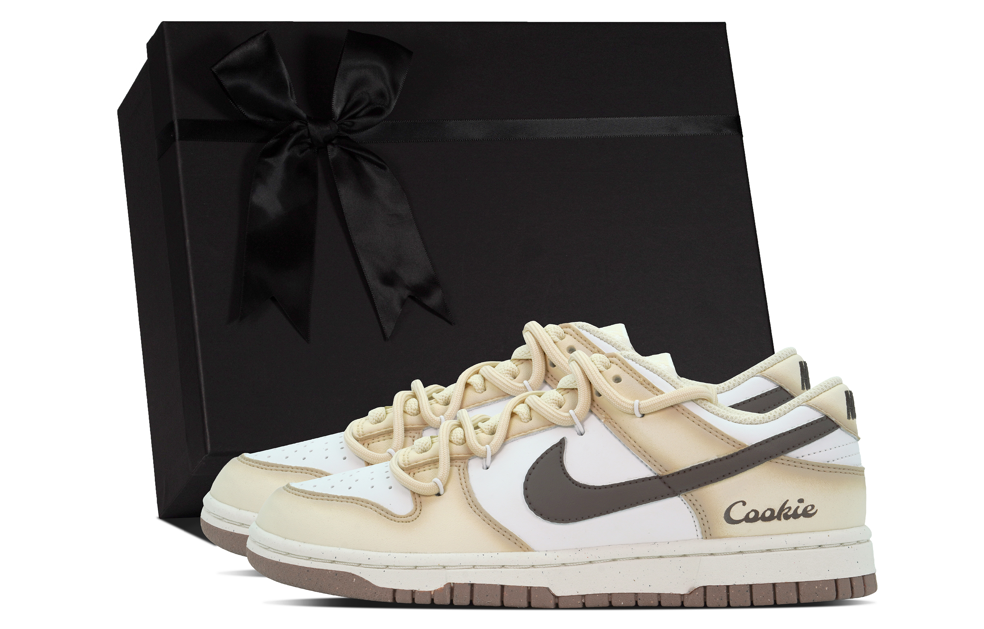 

Женские кроссовки для скейтбординга Nike Dunk, Beige/Brown