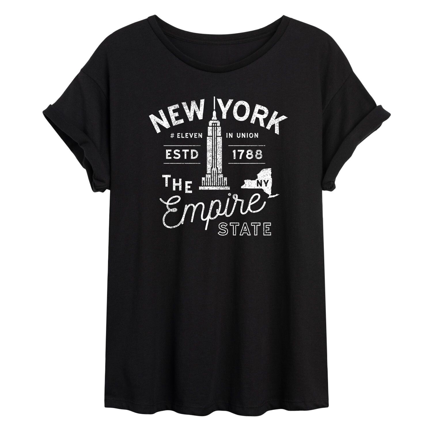 

Крупная футболка с рисунком New York Empire State для юниоров Licensed Character
