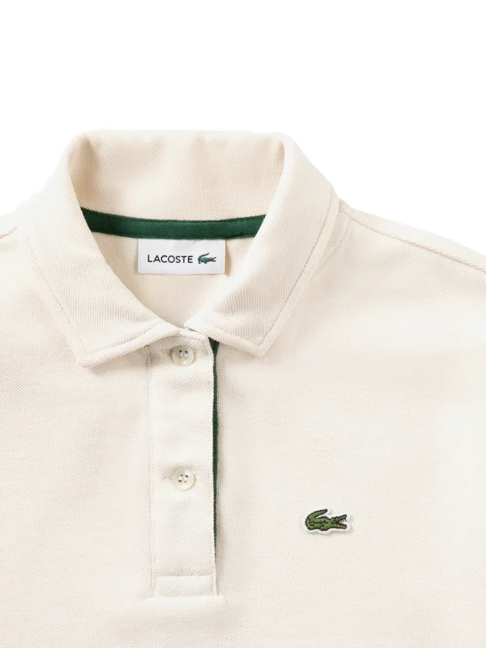 Рубашка-поло с коротким рукавом Lacoste Kids, нейтральный — фото 4