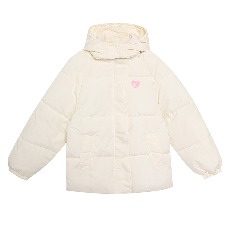 

HAPG Пуховик Women's, Ivory Cropped