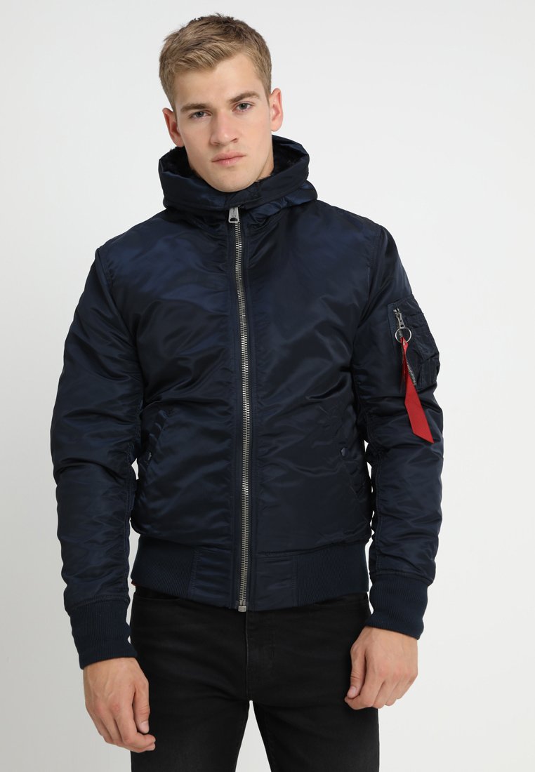 

Куртка Alpha Industries MA-1 С КАПЮШОНОМ, цвет rep blue