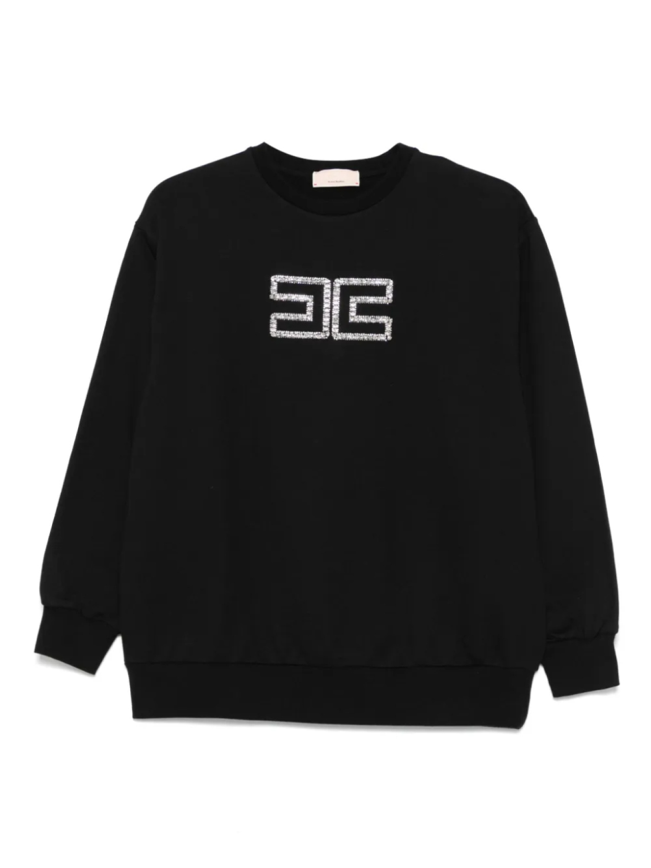 

Толстовка с логотипом Elisabetta Franchi La Mia Bambina, черный