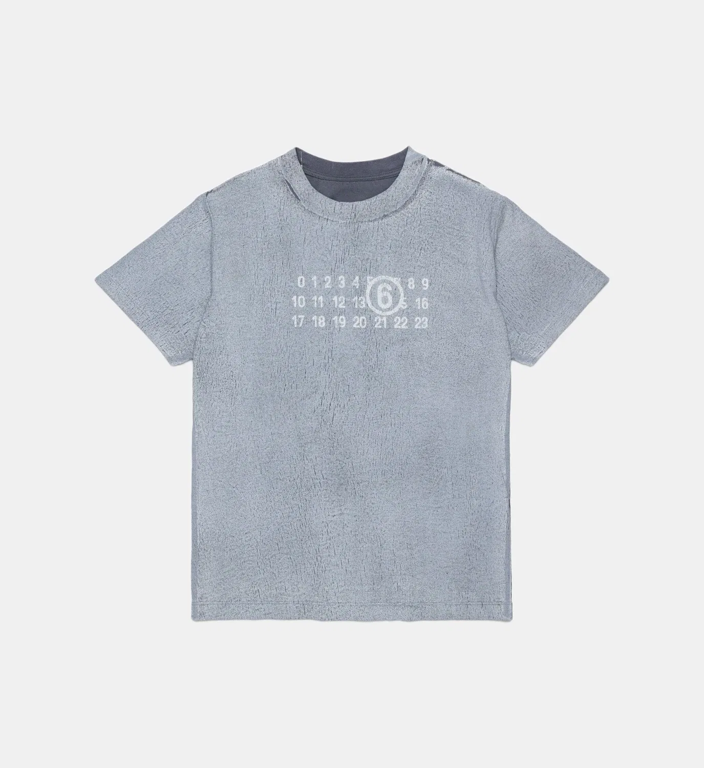 Футболка с логотипом Mm6 Maison Margiela, серый