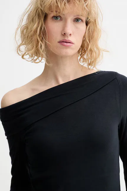 Лонгслив с открытыми плечами Off Shoulder LS Levi's, синий — фото 4