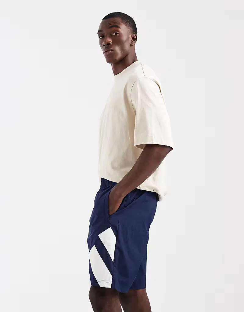 Шорты Adidas Originals Adicolor GRFX, темно-синий — фото 3