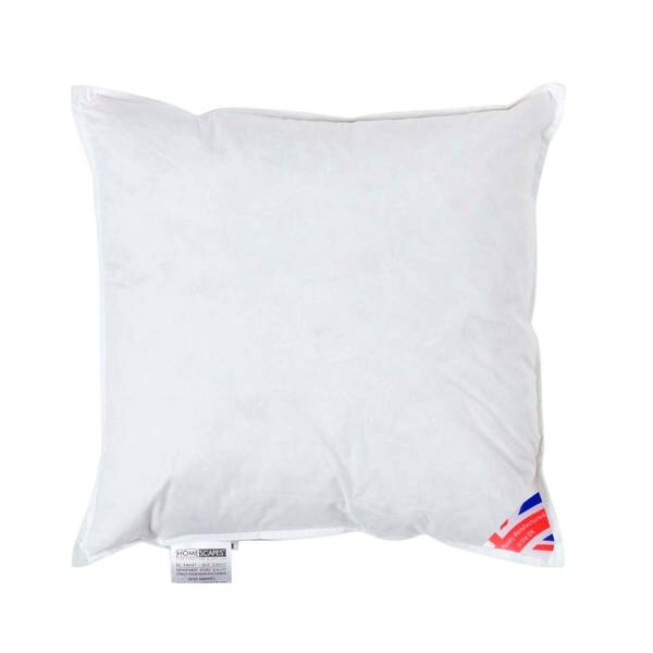 

Подушка Homescapesfüllung, Entendaunen, 45x5x45 см, белый