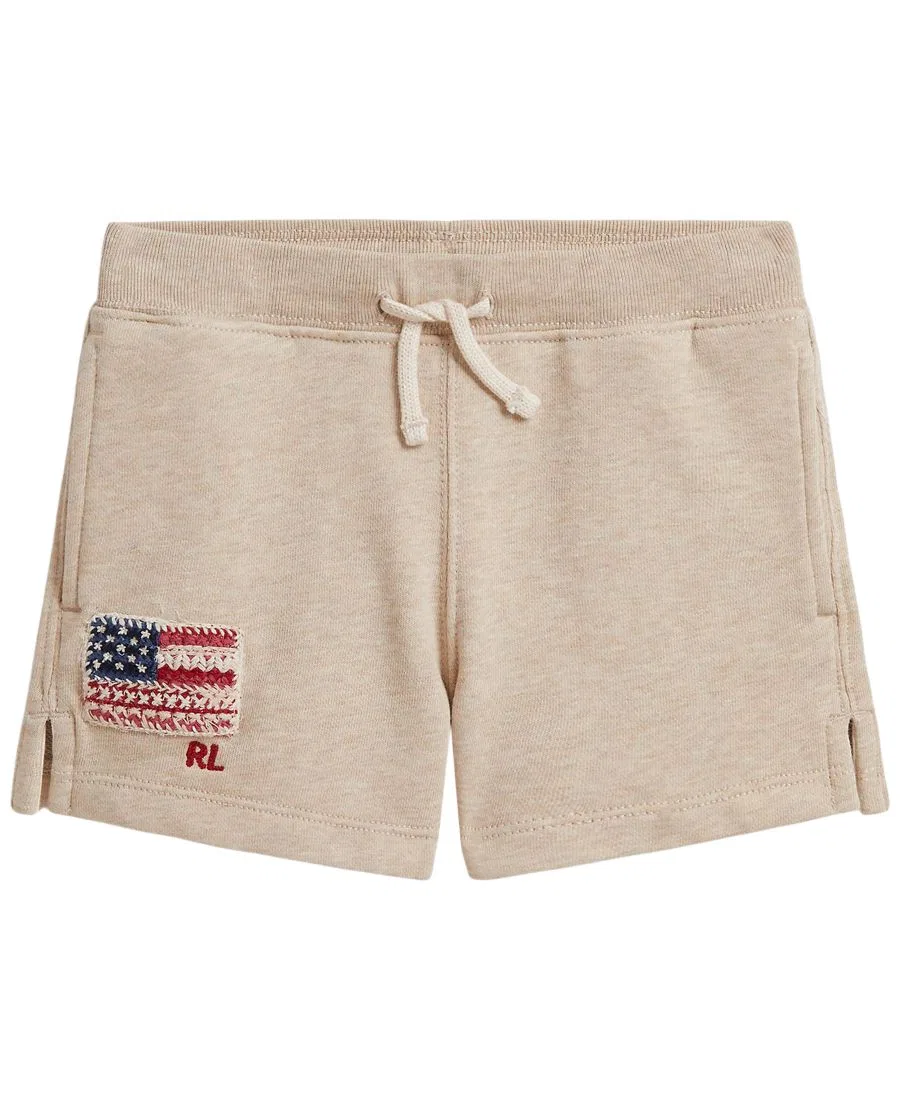 Детские шорты из махровой ткани с флагом, размеры 2T-6X Polo Ralph Lauren
