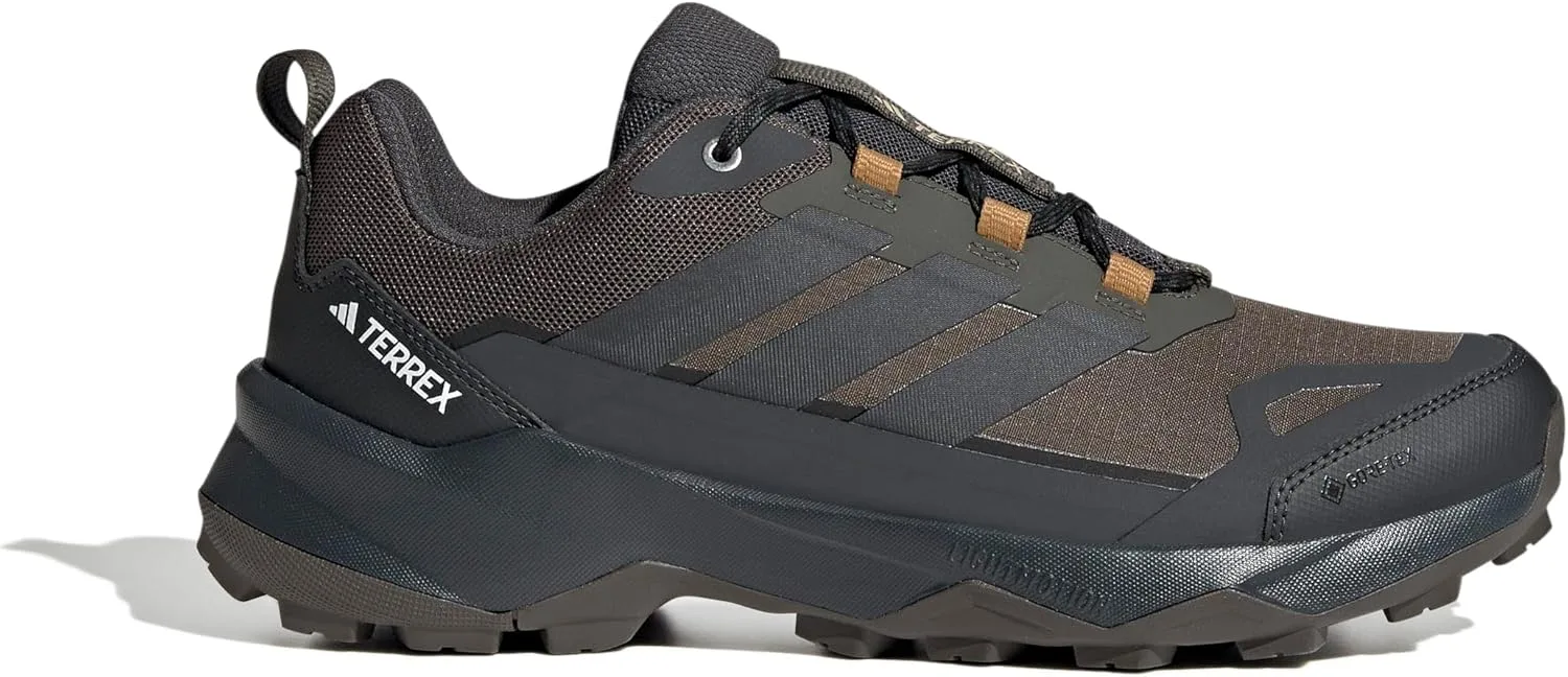 Кроссовки Adidas Terrex Skychaser AX5 GTX BLACAR/Owhite/WONALU, бронзовый/оливковый — фото 2