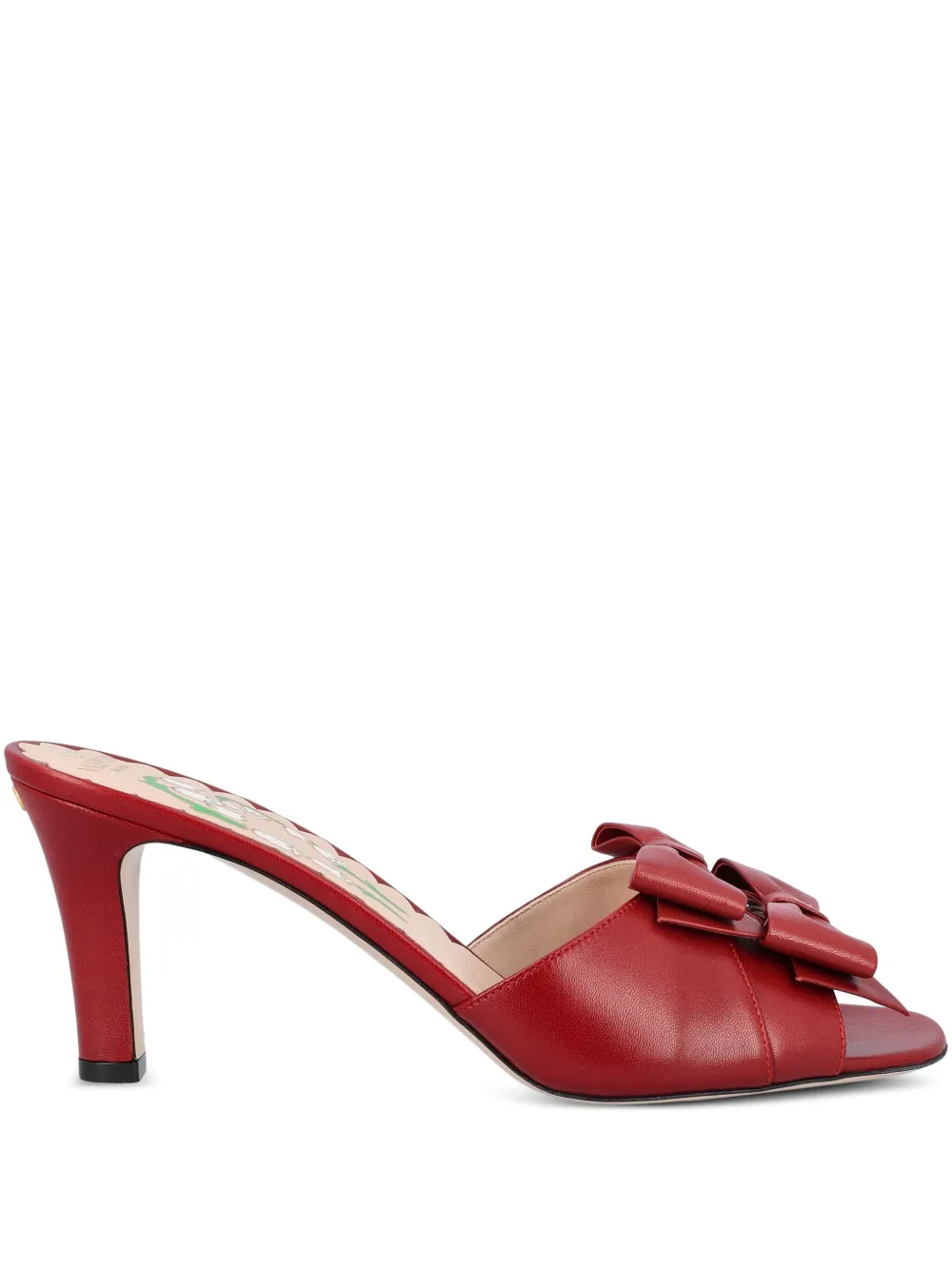 Босоножки с бантами VALENTINO GARAVANI, красный