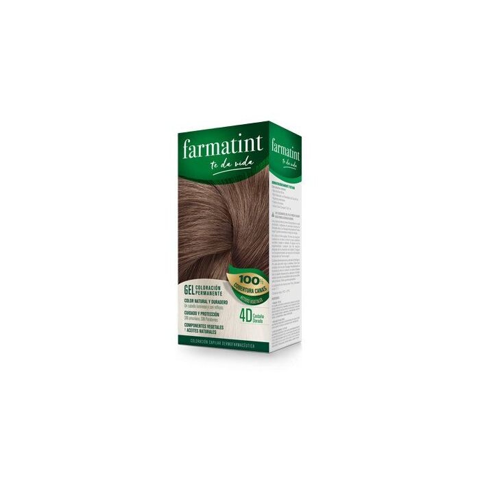 

Краска для волос Tintes Farmatint, 4D Castaño Dorado